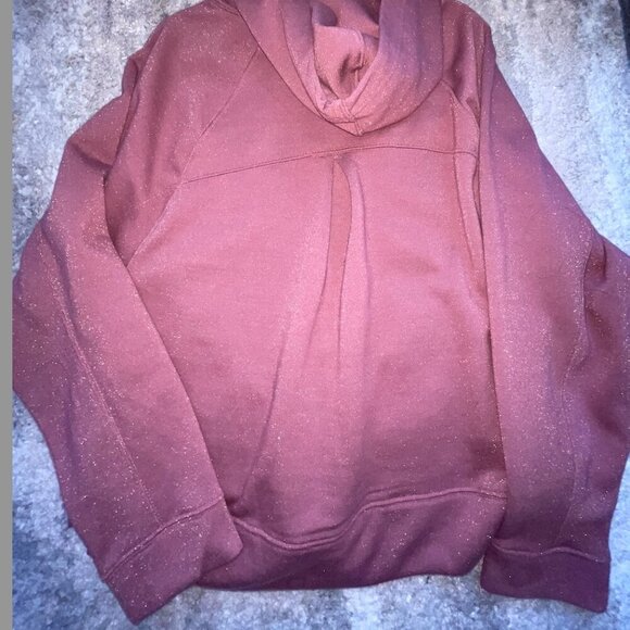 Daily Practice by Anthropologie Sparkle Hoodie — NWOT, Size M (Rose) - Picture 6 of 7